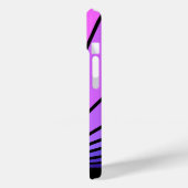 Art deco zon in paarse & roze Case-Mate iPhone case (Achterkant / Links)
