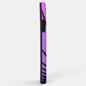 Art deco zon in paarse & roze Case-Mate iPhone case (Achterkant/rechts)