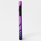 Art deco zon in paarse & roze Case-Mate iPhone case (Achterkant/links)
