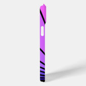 Art deco zon in paarse & roze Case-Mate iPhone case (Achterkant / Rechts)