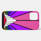 Art deco zon in regenboog Case-Mate iPhone case (Achterkant (horizontaal))