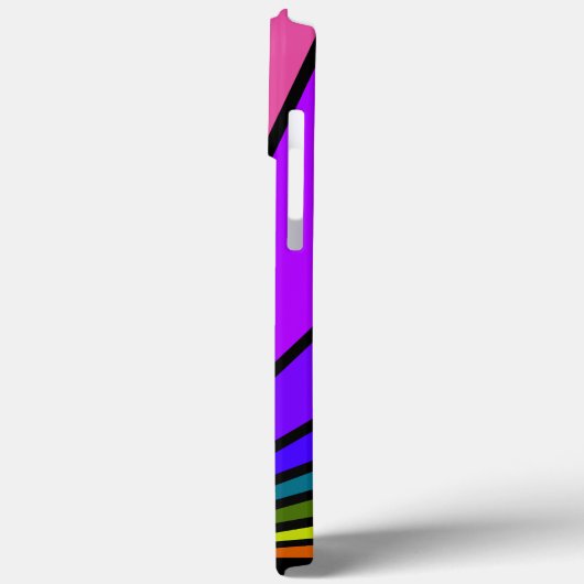 Art deco zon in regenboog Case-Mate iPhone case (Achterkant / Links)