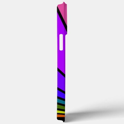 Art deco zon in regenboog Case-Mate iPhone case (Achterkant / Rechts)