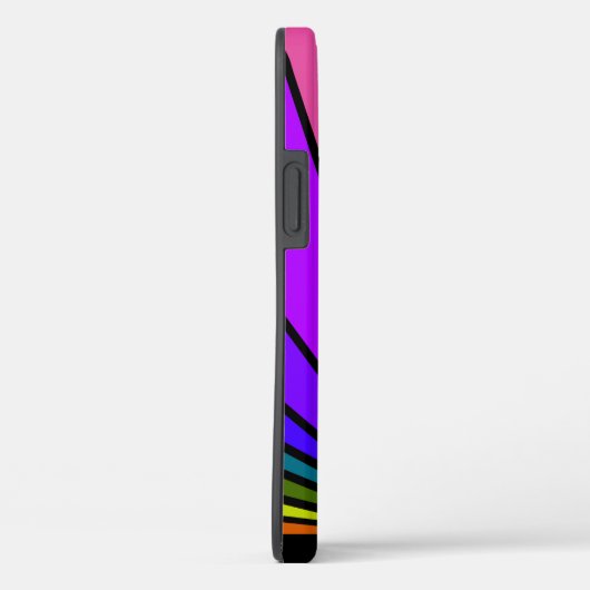 Art deco zon in regenboog Case-Mate iPhone case (Achterkant / Rechts)