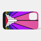 Art deco zon in regenboog Case-Mate iPhone case (Achterkant (horizontaal))