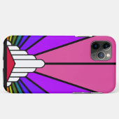 Art deco zon in regenboog Case-Mate iPhone case (Achterkant (horizontaal))