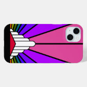 Art deco zon in regenboog Case-Mate iPhone case (Achterkant (horizontaal))