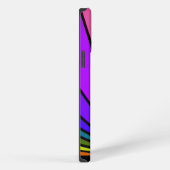 Art deco zon in regenboog iPhone hoesje (Rechterkant)