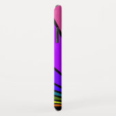 Art deco zon in regenboog iPhone / iPad case (Achterkant/rechts)