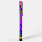 Art deco zon in regenboog samsung galaxy hoesje (Rechterkant)