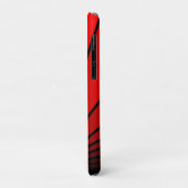 Art deco zon in rood Case-Mate iPhone case (Achterkant/links)