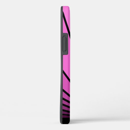 Art deco zon in roze Case-Mate iPhone case (Achterkant / Rechts)