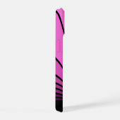 Art deco zon in roze iPhone 15 case (Rechterkant)