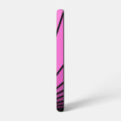 Art deco zon in roze samsung galaxy hoesje (Linkerkant)