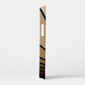Art deco zon in tan Case-Mate iPhone case (Achterkant / Rechts)