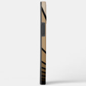 Art deco zon in tan Case-Mate iPhone case (Achterkant / Rechts)