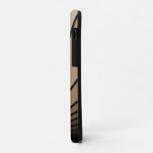 Art deco zon in tan Case-Mate iPhone case (Achterkant/links)