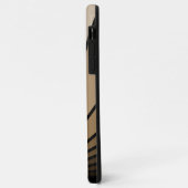 Art deco zon in tan Case-Mate iPhone case (Achterkant/links)