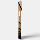 Art deco zon in tan Case-Mate iPhone case (Achterkant / Rechts)
