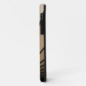Art deco zon in tan Case-Mate iPhone case (Achterkant/links)