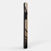 Art deco zon in tan Case-Mate iPhone case (Achterkant/rechts)