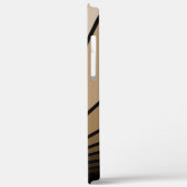 Art deco zon in tan Case-Mate iPhone case (Achterkant / Links)