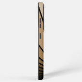 Art deco zon in tan samsung galaxy hoesje (Rechterkant)