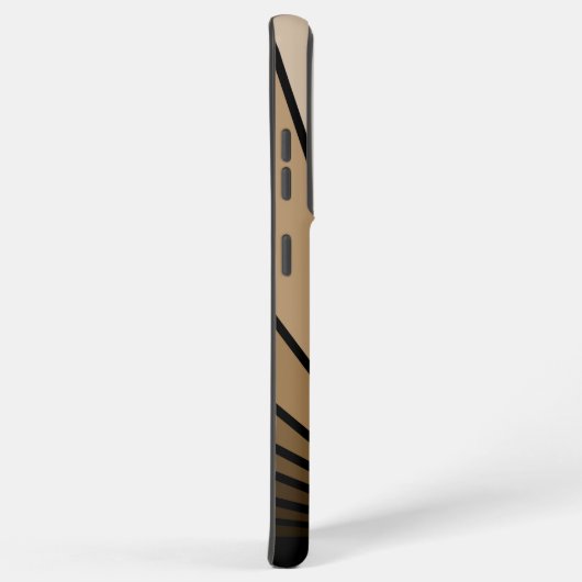 Art deco zon in tan samsung galaxy hoesje (Rechterkant)