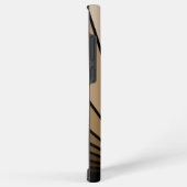 Art deco zon in tan samsung galaxy hoesje (Rechterkant)