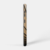 Art deco zon in tan samsung galaxy hoesje (Rechterkant)