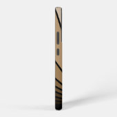 Art deco zon in tan samsung galaxy hoesje (Rechterkant)