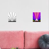 Art deco zon muurkunst sets (Woonkamer)