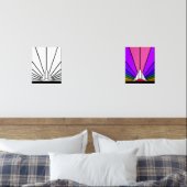 Art deco zon muurkunst sets (Slaapkamer)