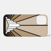 Art deco zonnebrandcrème Case-Mate iPhone case (Achterkant (horizontaal))