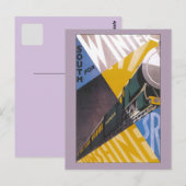  art. Deco Zuidelijke spoorweg Briefkaart (Voorkant / Achterkant)