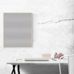 Art Deco Zwart Fans Patroon Wit Poster<br><div class="desc">Ben je een fan van art deco? Dit poster heeft een art deco geïnspireerd patroon van zwarte fans op een witte achtergrond.</div>
