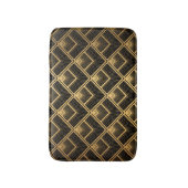 Art Deco zwart goud: geometrisch Badmat (Voorkant Verticaal)