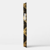Art Deco zwart goud: geometrisch Case-Mate iPhone Case (Achterkant / Rechts)