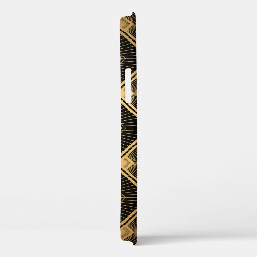 Art Deco zwart goud: geometrisch Case-Mate iPhone Case (Achterkant / Rechts)