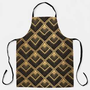 Art Deco zwart goud: geometrisch Schort