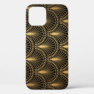 Art Deco, zwart goud, naadloos patroon. Case-Mate iPhone Case