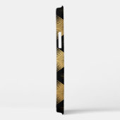 Art Deco, zwart goud patroon. Case-Mate iPhone Case (Achterkant / Rechts)