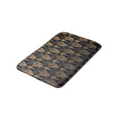 Art Deco Zwart Goud: Retro. Badmat (Gekanteld)