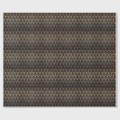 Art Deco Zwart Goud: Retro. Cadeaupapier (Vlak)