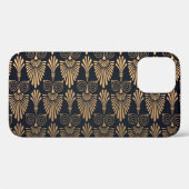 Art Deco Zwart Goud: Retro. Case-Mate iPhone Case (Achterkant (horizontaal))