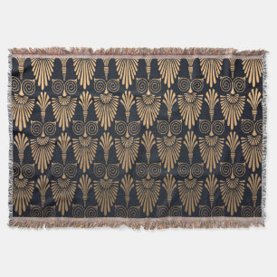 Art Deco Zwart Goud: Retro. Deken