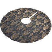 Art Deco Zwart Goud: Retro. Kerstboom Rok (Gekanteld)