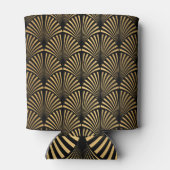 Art Deco: Zwart Gouden Schalen. Blikjeskoeler (Achterkant)