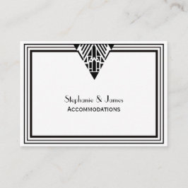  Art Deco Zwart WHT Lijst #1 Accommodaties Informatiekaartje
