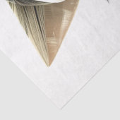 Art Deco Zwart Wit Feline Decoupage Tissuepapier (Detail)